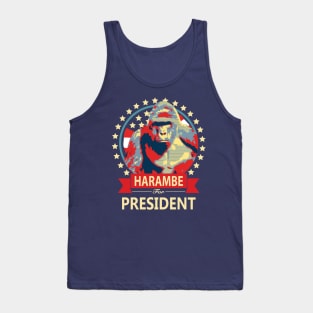 Harambe For President Tank Top